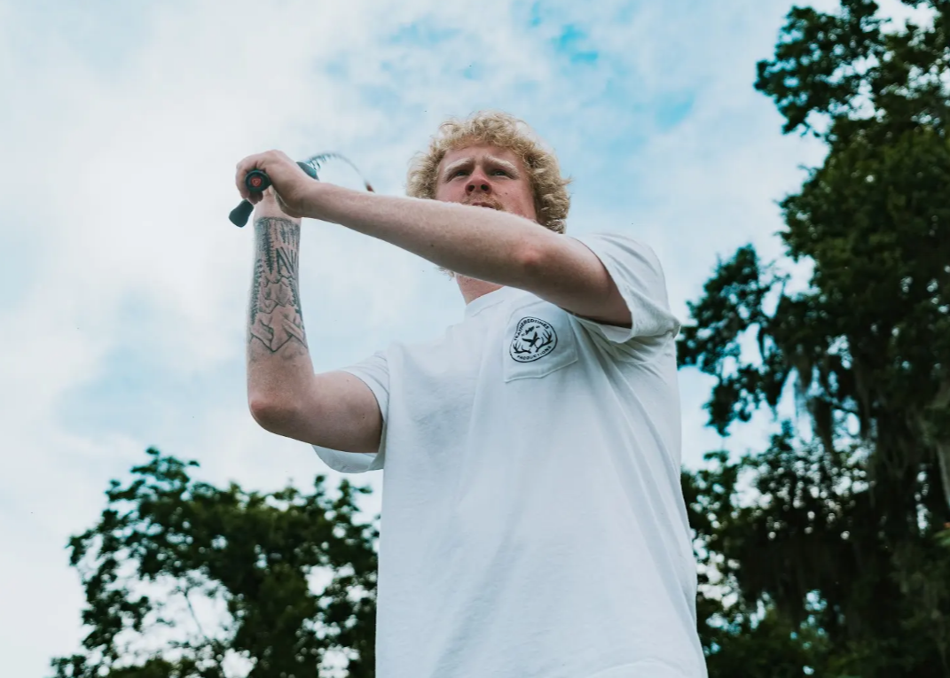 Feathered Frog Pocket Tee