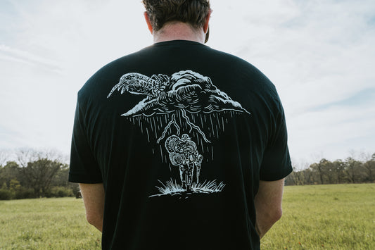 Black Thunder Bird Tee