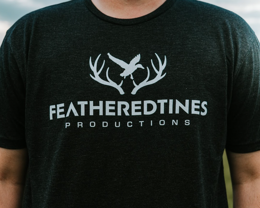 FeatheredTines Original Black Tee